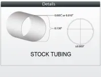 80D Nylon 12 Single Lumen Tubing ID 0.120” OD 0.130”