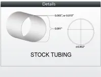 72D Pebax™ Single Lumen Tubing ID 0.071” OD 0.091”