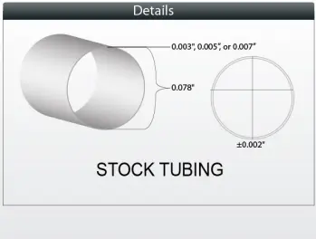 40D PebaSLIX™ Stock Single Lumen Tubing ID 0.068” OD 0.078”
