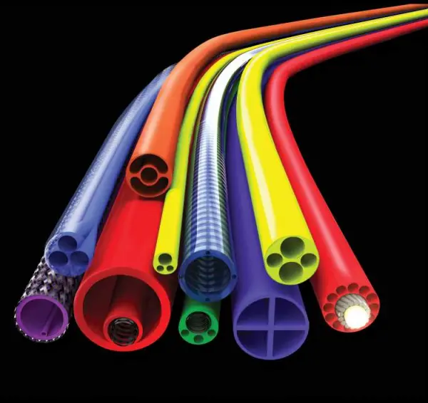 Custom Extrusion Services white catheter tube