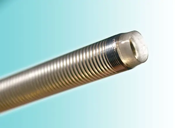 tan PTFE lined coil tubing